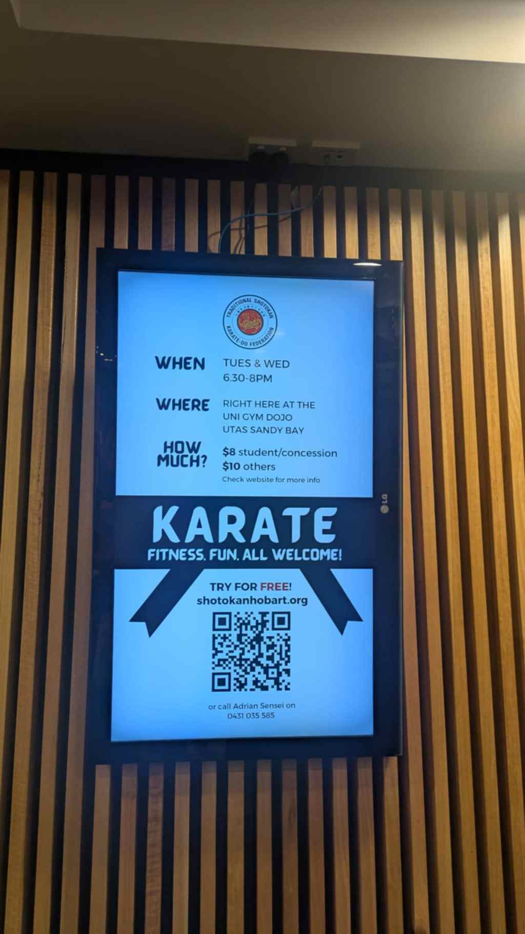 Have you seen our ad at the Uni&nbsp;Gym?